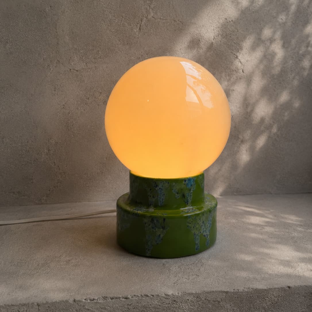 Lámpara Globo Piedra