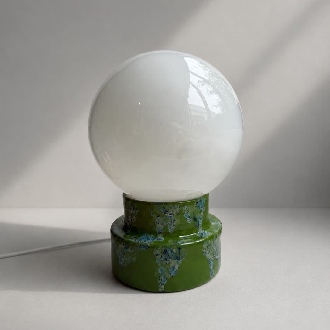 Lámpara Globo Piedra