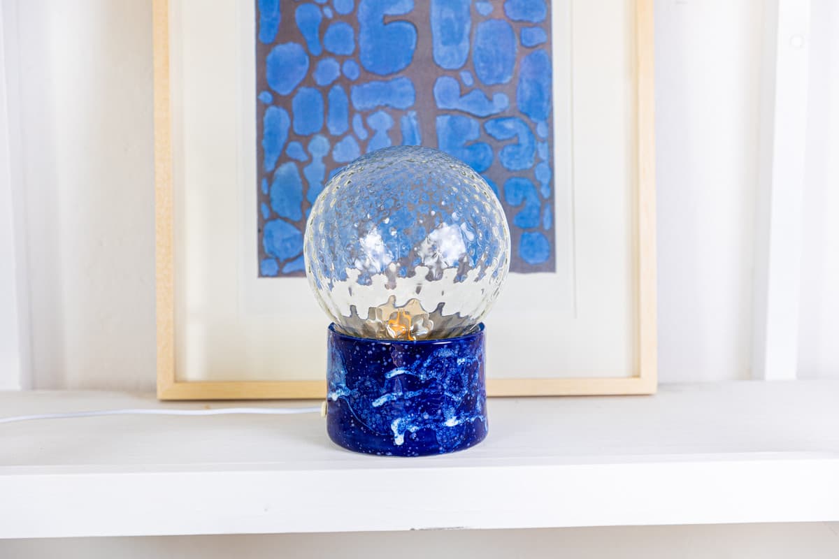 Lámpara Azul Estrella